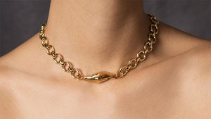 gold neckce